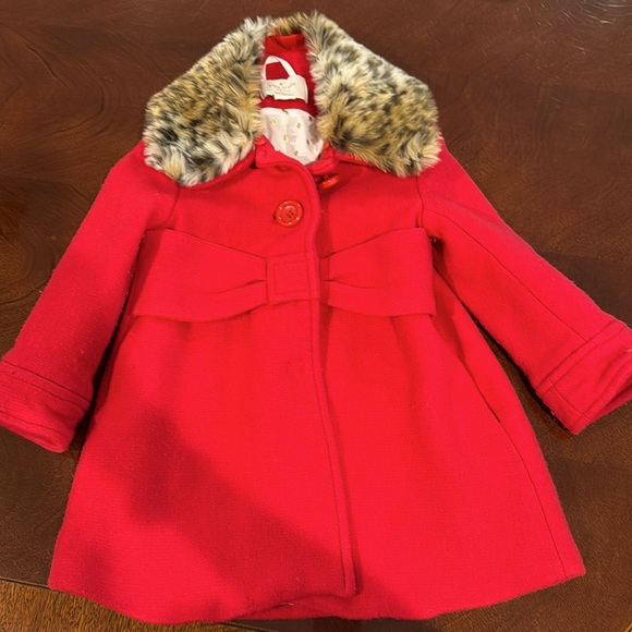 Kate Spade Red Girls Coat - Picture 1 of 6